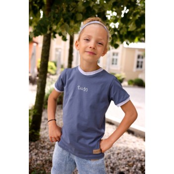 TUSS T-SHIRT DUSTY BLUE