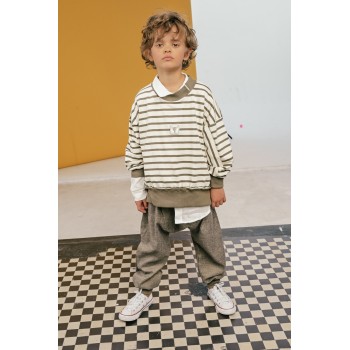BOOSO SWEATSHIRT STRIPED...