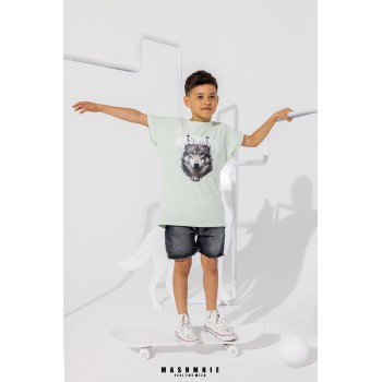 MASHMNIE T-SHIRT MIĘTA