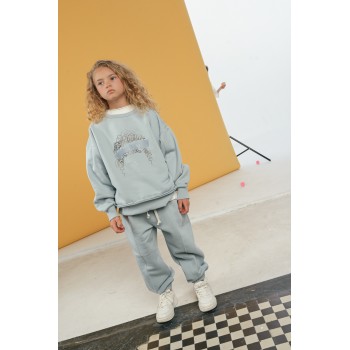 BOOSO SWEATSHIRT LIGHT BLUE...