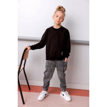 TUSS SPODNIE CARGO JEANS DARK