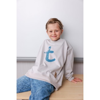 TUSS BLUZA OVER GREY T