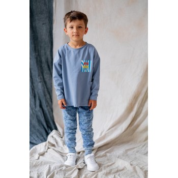 NUNU LONGSLEEVE NIEBIESKI Z...