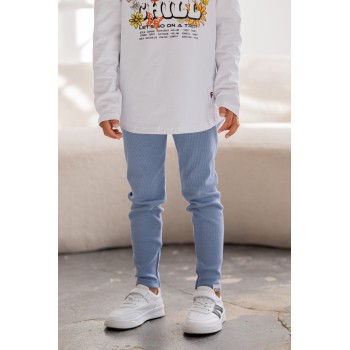 FUN KIDS LEGGINSY PRĄŻEK BLUE