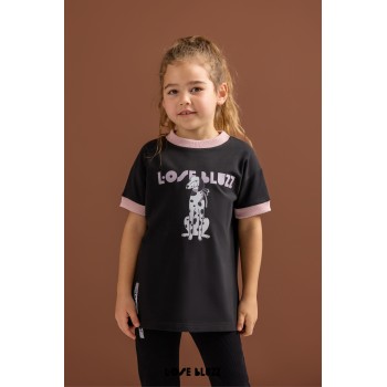 LOOSE BLUZZ T-SHIRT CZARNY...