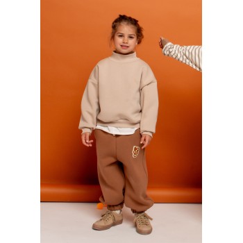 BOOSO SPODNIE WARM WIDE CARMEL