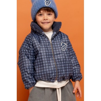 BOOSO KURTKA BLUE CHECKED