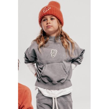 BOOSO SWEATSHIRT SIMPLE STEEL